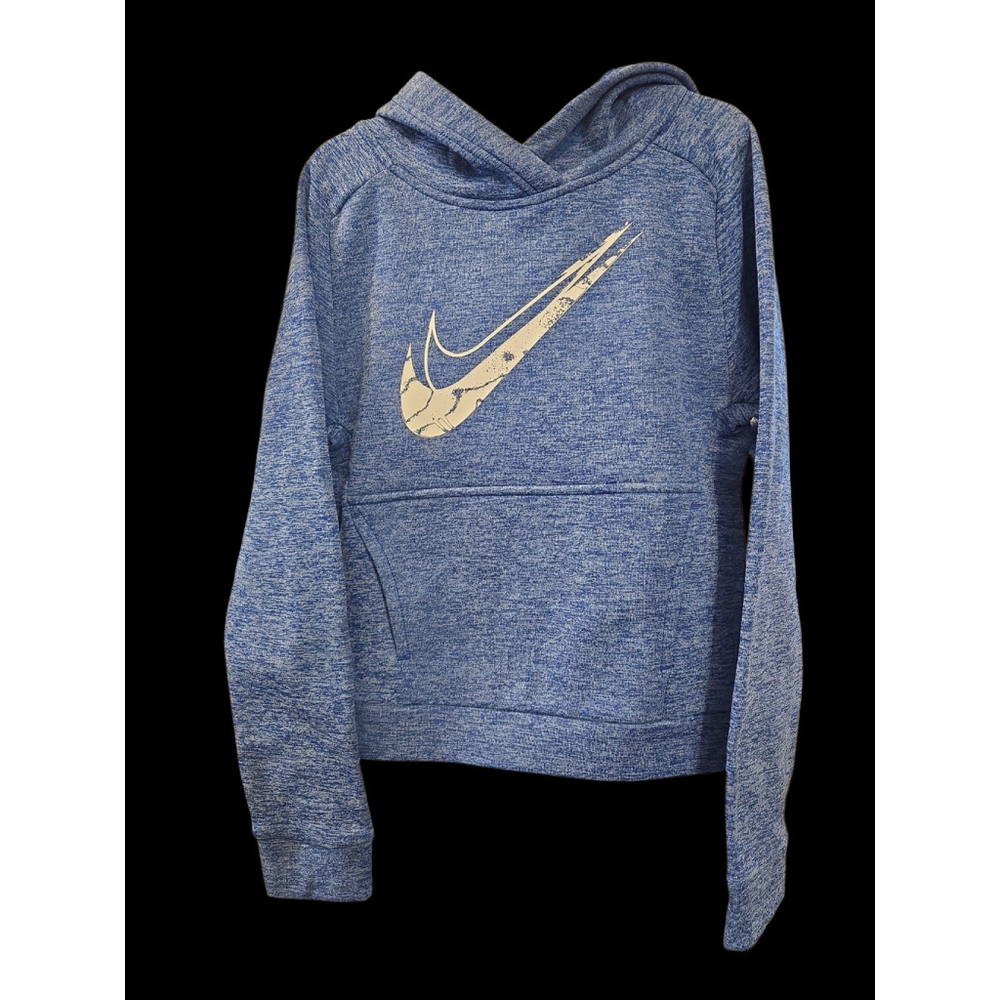 Nike Youth Pullover Hoodie Size XS Blue & White NWT (C-50)
